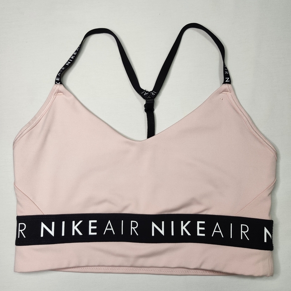 Niki Air Other - Nike Pink and Black Sports Bra with Y-Back Design